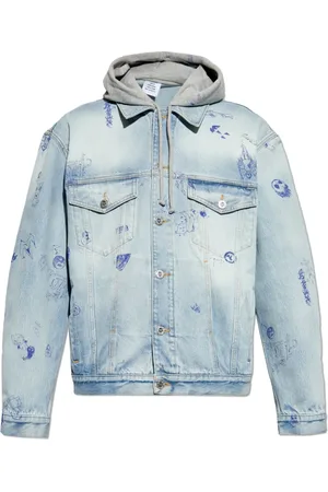 Vetements Jakke, Herre, Blå, S, Denim, Denim jakke