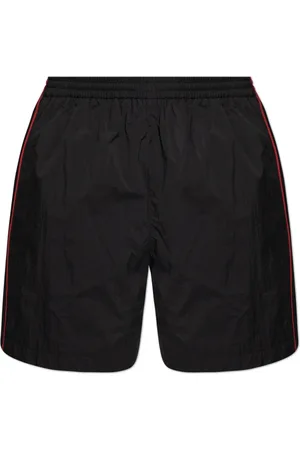 Balenciaga Shorts, Herre, Sort, S, Shorts med broderet logo