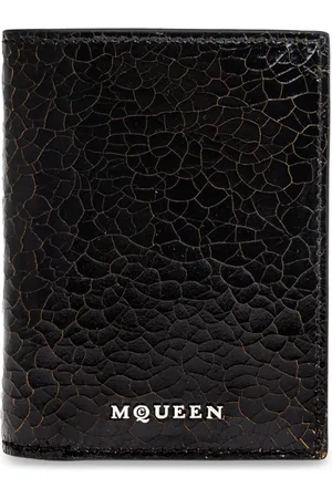 Alexander McQueen Tilbehør, Herre, Sort, ONE SIZE, Læder, Læderkortholder
