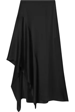 AERON Nederdel, Dame, Sort, M, Satin, Aster