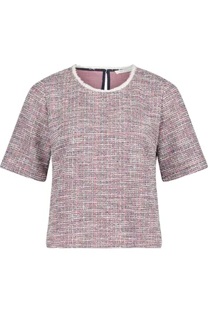 Betty & Co Bluser & Skjorter, Dame, Flerfarvet, XL, Sweatshirt med struktur