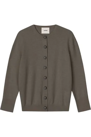 AERON Strik, Dame, Grå, M, Uld, Plie