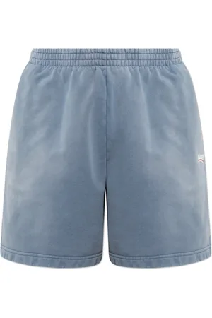 Balenciaga Shorts, Herre, Blå, S, Bomuld, Svedshorts