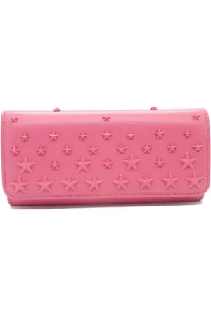 Jimmy Choo Pre-owned, Dame, Lyserød, ONE SIZE, Pre-owned Laeder punge
