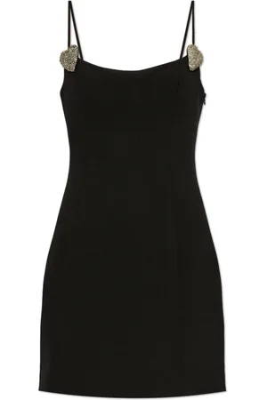 BLUMARINE Kjole, Dame, Sort, 2XS, Polyester, Stropløs kjole