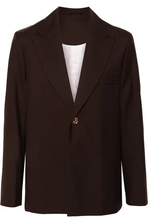 Séfr Jakke, Herre, Brun, L, Elegant Blazer til Mænd