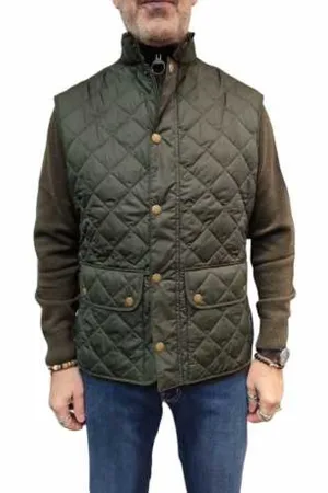 Barbour Jakke, Herre, Grøn, L, Uld, Quiltet Sage Gilet Loverdale Herre