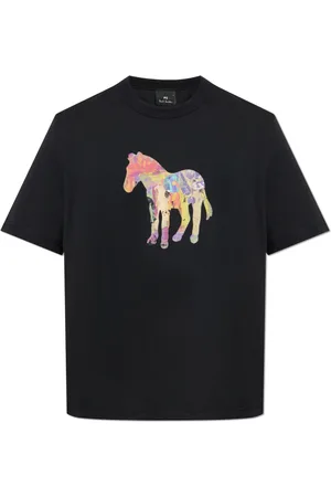 Paul Smith Top, Herre, Sort, M, Bomuld, T-shirt med trykt logo