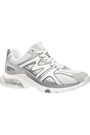 Michael Kors Sko, Herre, Hvid, 43 1/2 EU, Tyl, Retro Y2K Style Sneakers