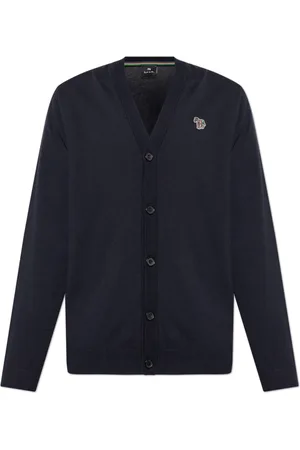 Paul Smith Strik, Herre, Blå, S, Bomuld, Bomuldscardigan