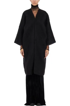 Cortana Frakke, Dame, Sort, M, Åben Mohair Sweater