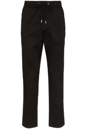 Dolce & Gabbana Bukser, Herre, Sort, XS, Bomuld, Sweatpants