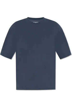 OFFICINE GENERALE Top, Herre, Blå, XL, Bomuld, Rund hals T-shirt