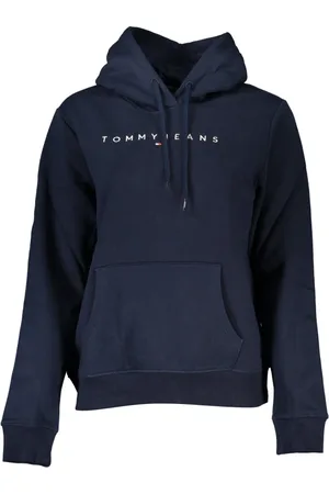 Tommy Hilfiger Sweathshirts & Hoodies, Dame, Blå, XL, Bomuld, Tøj