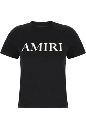 AMIRI Top, Dame, Sort, S, Bomuld, Afslappet Bomuld T-Shirt til Mænd