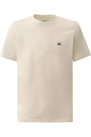 C.P. Company Top, Herre, , S, Bomuld, Kortærmet Logo Print T-shirt