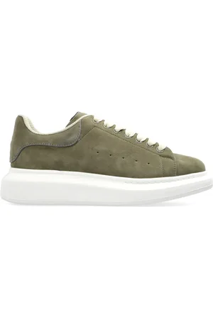 Alexander McQueen Sko, Dame, Grøn, 36 EU, Læder, Sneakers Oversized