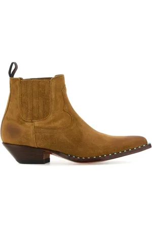 SONORA Sko, Dame, Brun, 37 EU, Suede, Suede Mini Ankelstøvler, 4cm Hæl