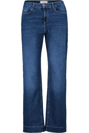 Cartoon Jeans, Dame, Blå, L, Uld, Komfort Stretch Jeans til Afslappet Slid