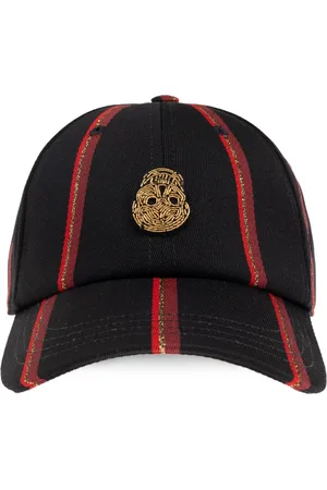 Alexander McQueen Tilbehør, Herre, Sort, S, Uld, Baseballkasket