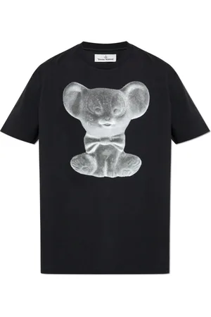 Vivienne Westwood Top, Herre, Sort, M, Bomuld, T-shirt med logo