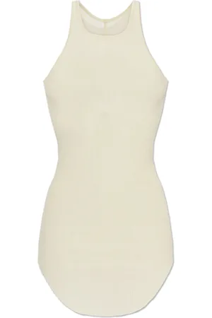 Rick Owens Top, Dame, Hvid, 2XS, Uld, Top Bacic Rib