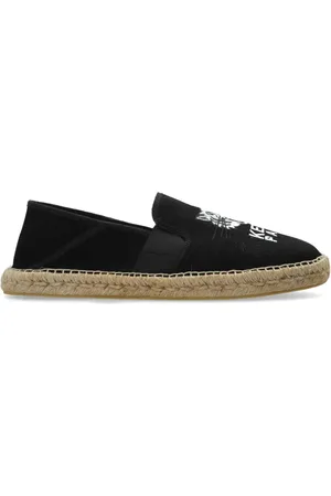 Kenzo Sko, Herre, Sort, 41 EU, Jute, Espadriller med logo