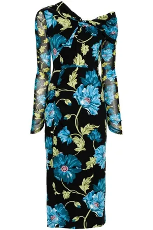 Diane von Furstenberg Kjole, Dame, Flerfarvet, M, Uld, Stilfulde Kjole Samling