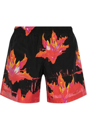 Alexander McQueen Badetøj, Herre, Rød, S, Badeshorts
