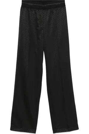 Helmut Lang Bukser, Dame, Sort, S, Uld, Sort Bilbukser Tona