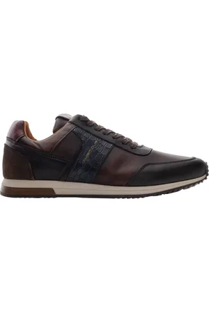Ambitious Sko, Herre, Brun, 40 EU, Læder, Casual Læder Sneaker med Unik Silhuet
