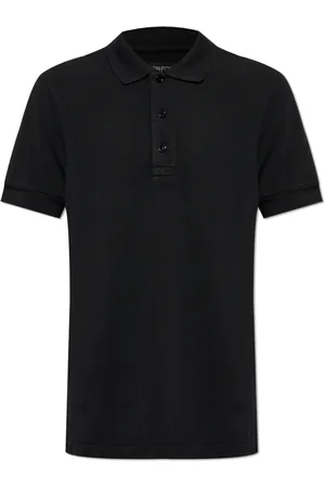 Tom Ford Top, Herre, Sort, L, Bomuld, Polo med logo