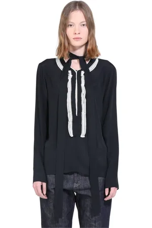 Nº21 Bluser & Skjorter, Dame, Sort, 2XL, Sort Skjorte til Mænd
