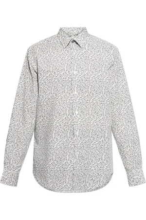Paul Smith Skjorte, Herre, Hvid, 3XL, Bomuld, Skjorte med blomstermotiv