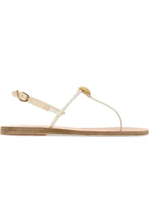Ancient Greek Sandals Sko, Dame, Hvid, 41 EU, Læder, Hvide Læder Tåremssandaler
