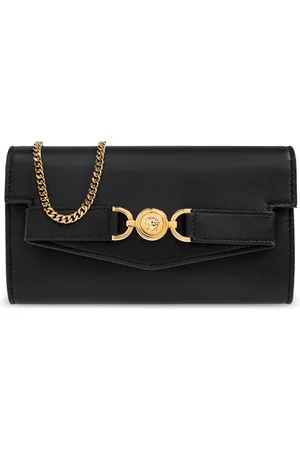 VERSACE Tilbehør, Dame, Sort, ONE SIZE, Læder, Læderpung