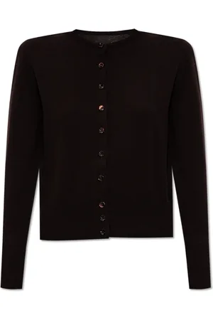 Maison Margiela Strik, Dame, Brun, S, Uld, Uld Cardigan