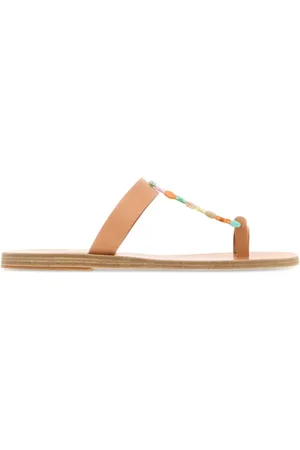 Ancient Greek Sandals Sko, Dame, Lyserød, 37 EU, Læder, Rosa Læder Iris Tåstroppesandaler
