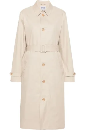 Moschino Frakke, Dame, , S, Kæde Link Trench Coat