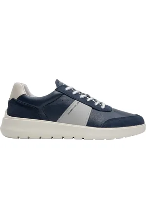 Ambitious Sko, Herre, Blå, 42 EU, Læder, FlexSole Læder Sneaker