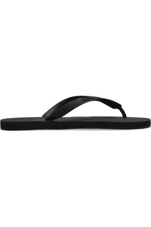 Vetements Sko, Dame, Sort, 38 EU, Uld, Flip-flops med logo