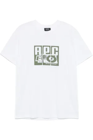 A.P.C. Top, Herre, Hvid, L, Hvide T-shirts og Polos