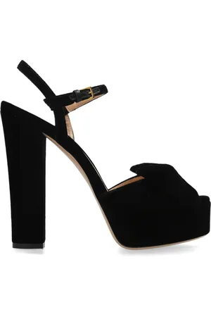 Tom Ford Sko, Dame, Sort, 40 EU, Uld, Platform Sandaler