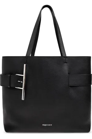 Alexander McQueen Taske, Dame, Sort, ONE SIZE, Læder, Taske T-Bar Sling