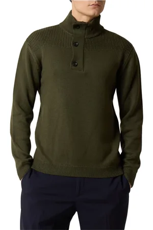 Daniele Fiesoli Strik, Herre, Grøn, M, Grøn Sweater Kollektion