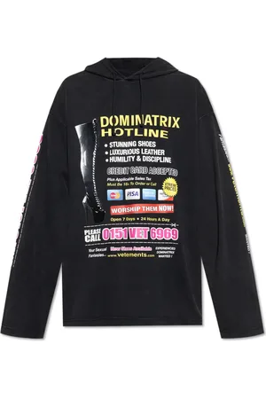 Vetements Sweathshirts & Hoodies, Herre, Sort, L, Bomuld, Hættetrøje