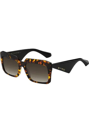 Etro Tilbehør, Dame, Brun, 57 MM, Brune solbriller, elegant stil