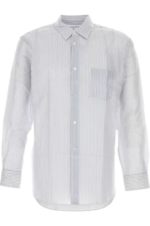 Comme des Garçons Skjorte, Herre, Flerfarvet, XL, Broderet Cupro Skjorte