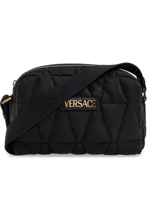 VERSACE Taske, Herre, Sort, ONE SIZE, Uld, Skuldertaske med logo