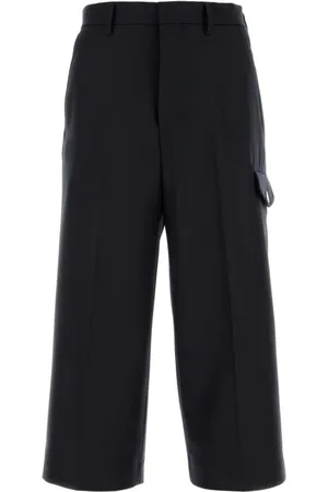 Ami Bukser, Herre, Blå, W40, Uld, Midnight Wool Bermuda Shorts